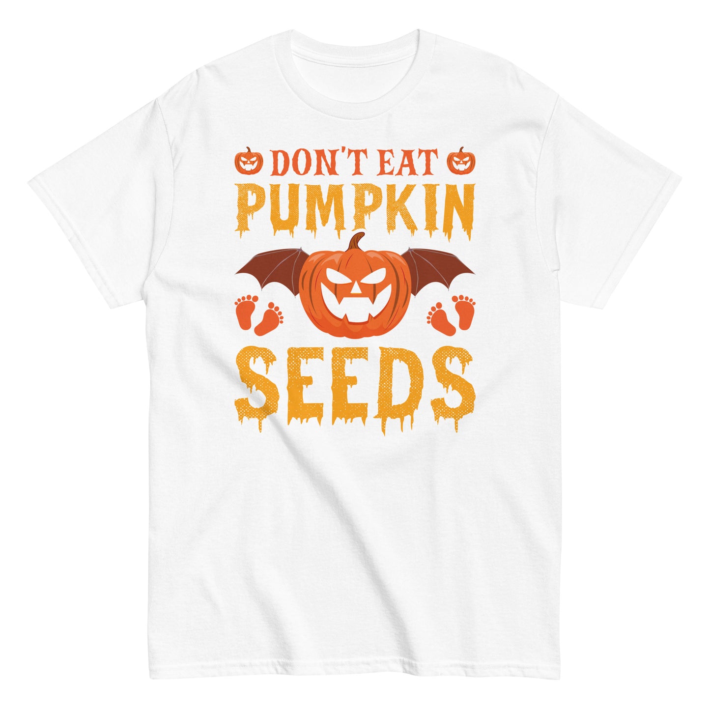 Halloween Vibes: Don't Eat Pumpkin Seeds Graphic Tee