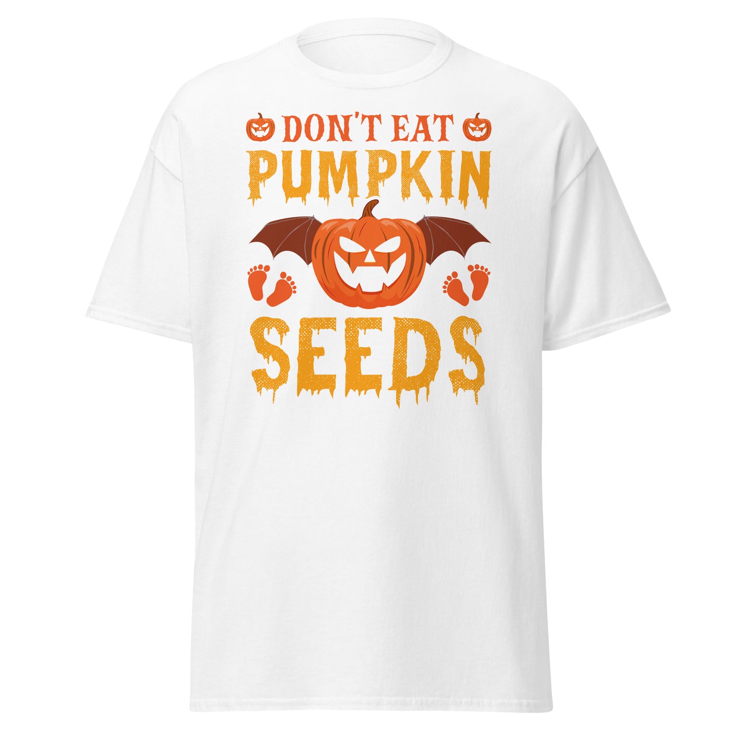 Halloween Vibes: Don't Eat Pumpkin Seeds Graphic Tee