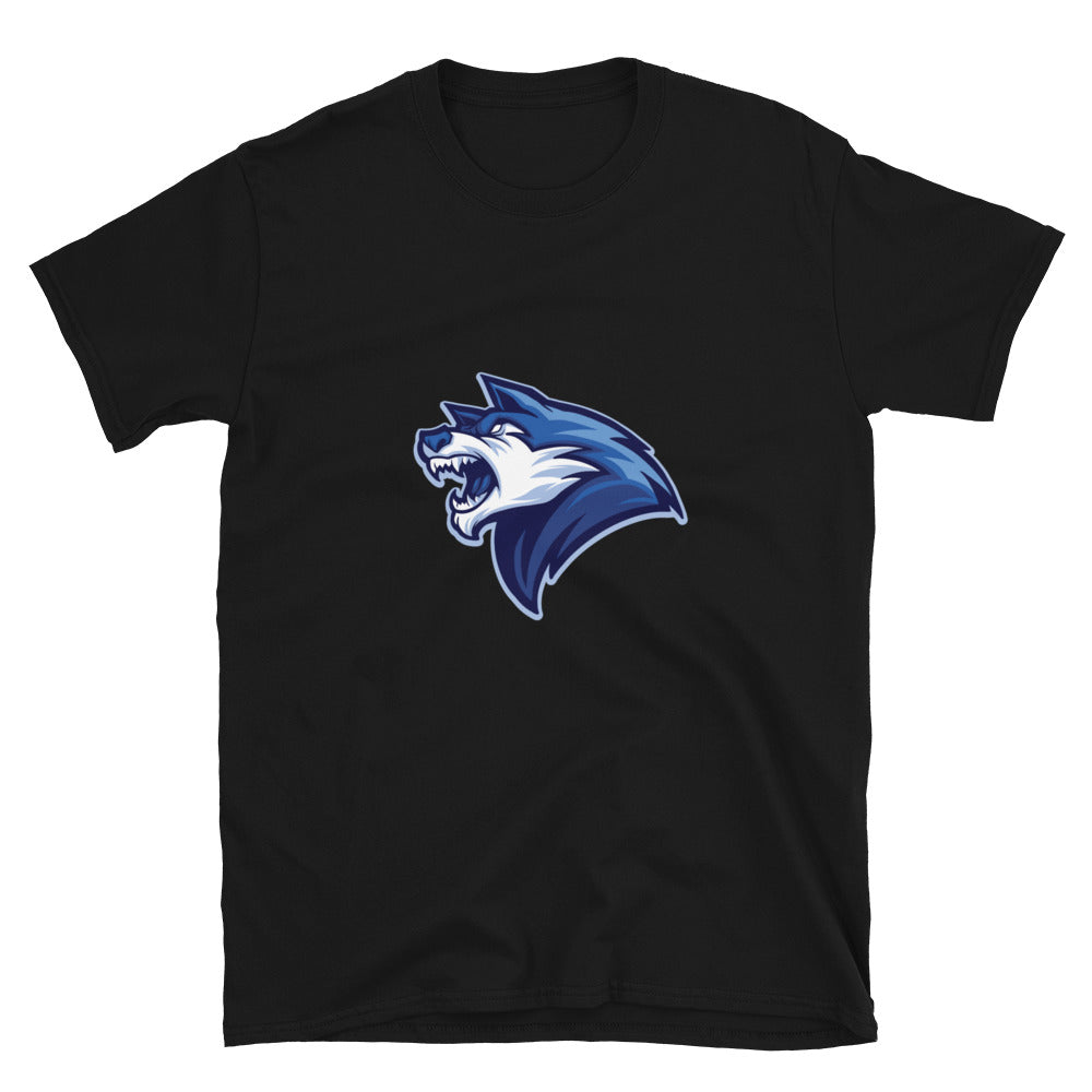 Camiseta unisex Softstyle con cabeza de lobo