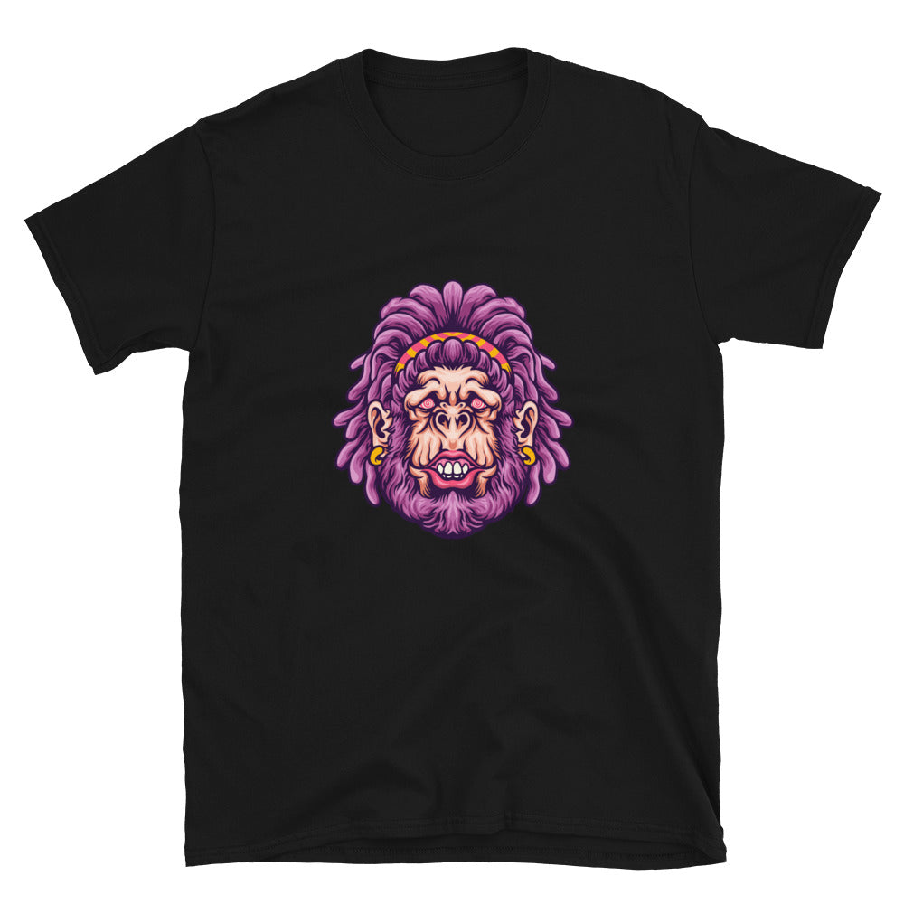 Trippy kiss mascota gorila femenina Fit Unisex Softstyle camiseta