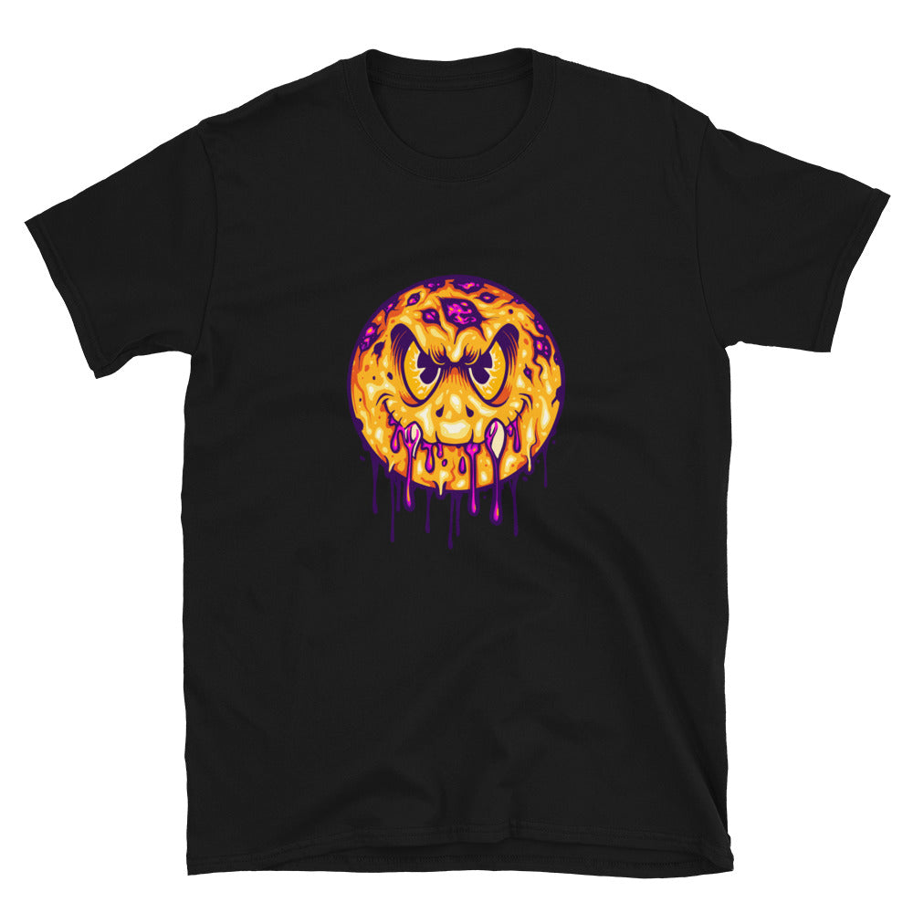 Emoticonos de monstruos sonrientes y aterradores Fit Camiseta unisex Softstyle