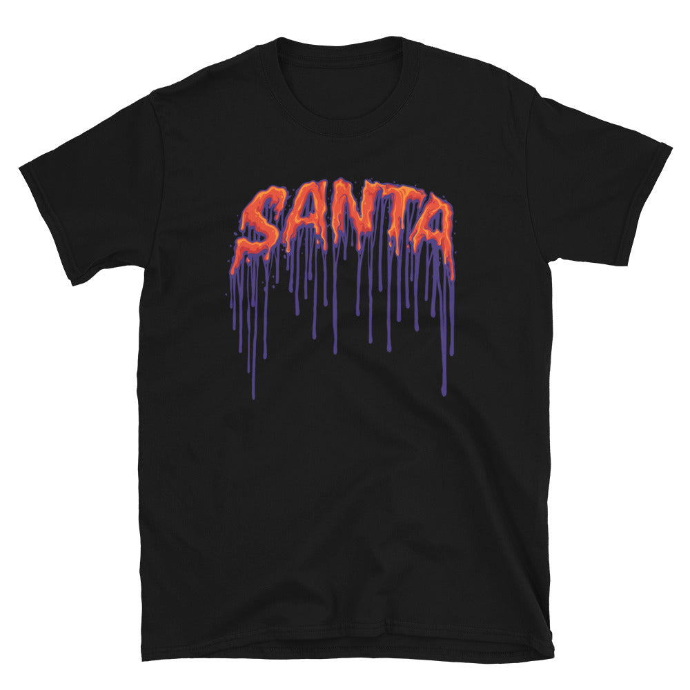 Santa Typefae Melting Fit Camiseta unisex de estilo suave