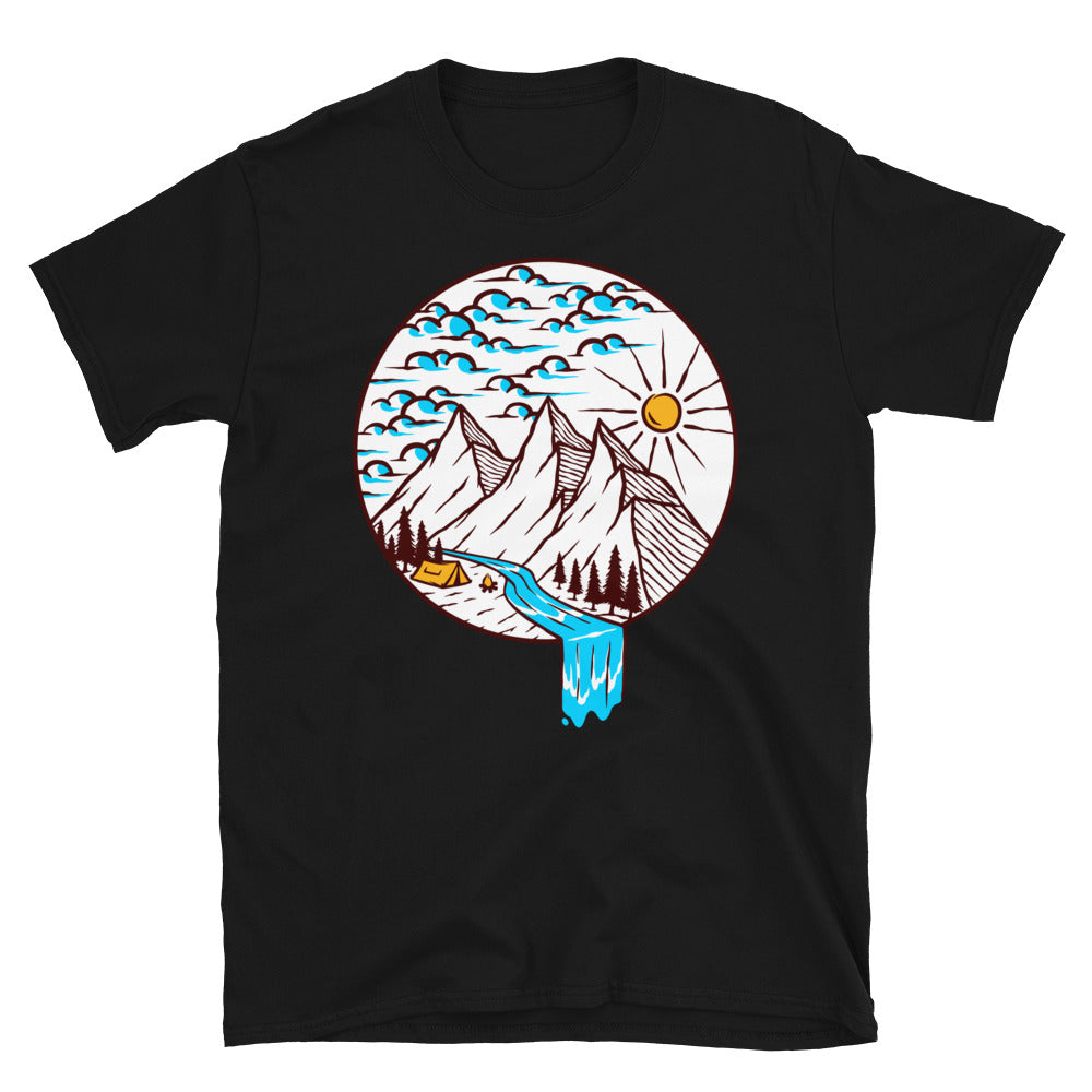Camiseta Softstyle unisex con ajuste de montaña natural