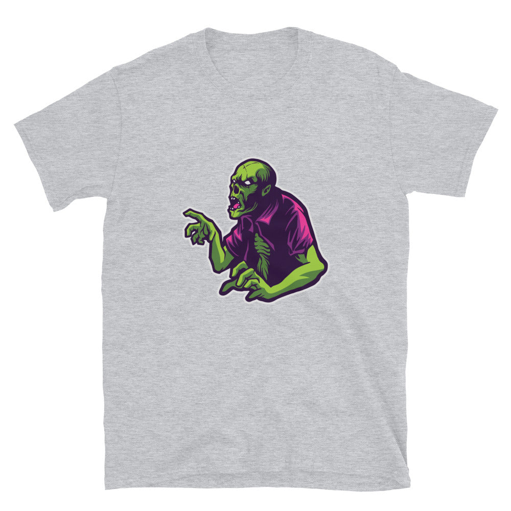 Zombie Scream Horror Fit Camiseta unisex de estilo suave