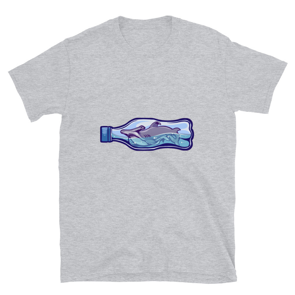 Shark-World-Fish-Is-Not Fit - Camiseta unisex de estilo suave