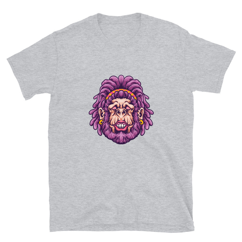 Trippy kiss mascota gorila femenina Fit Unisex Softstyle camiseta
