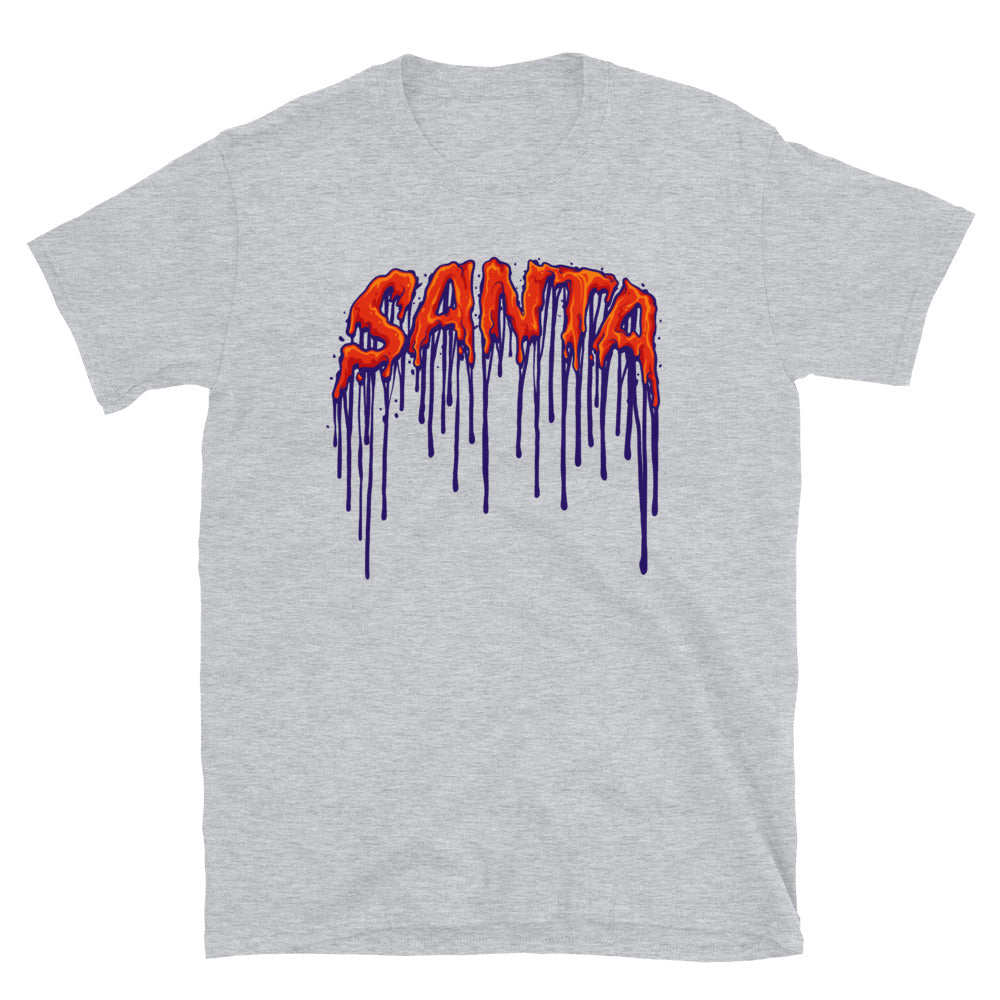 Santa Typefae Melting Fit Camiseta unisex de estilo suave