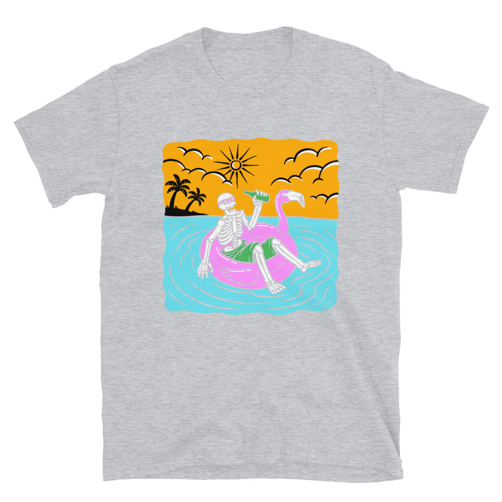 Skull chilling Fit Unisex Softstyle T-Shirt