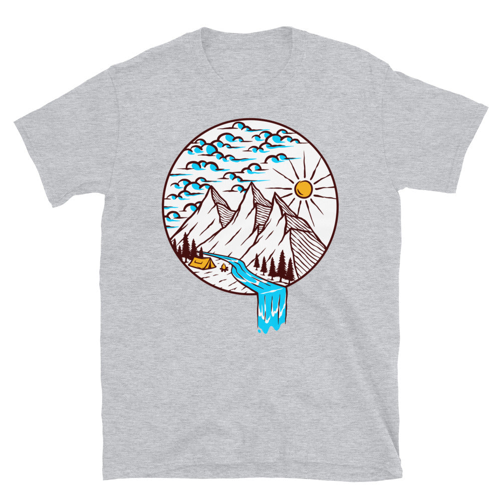Camiseta Softstyle unisex con ajuste de montaña natural