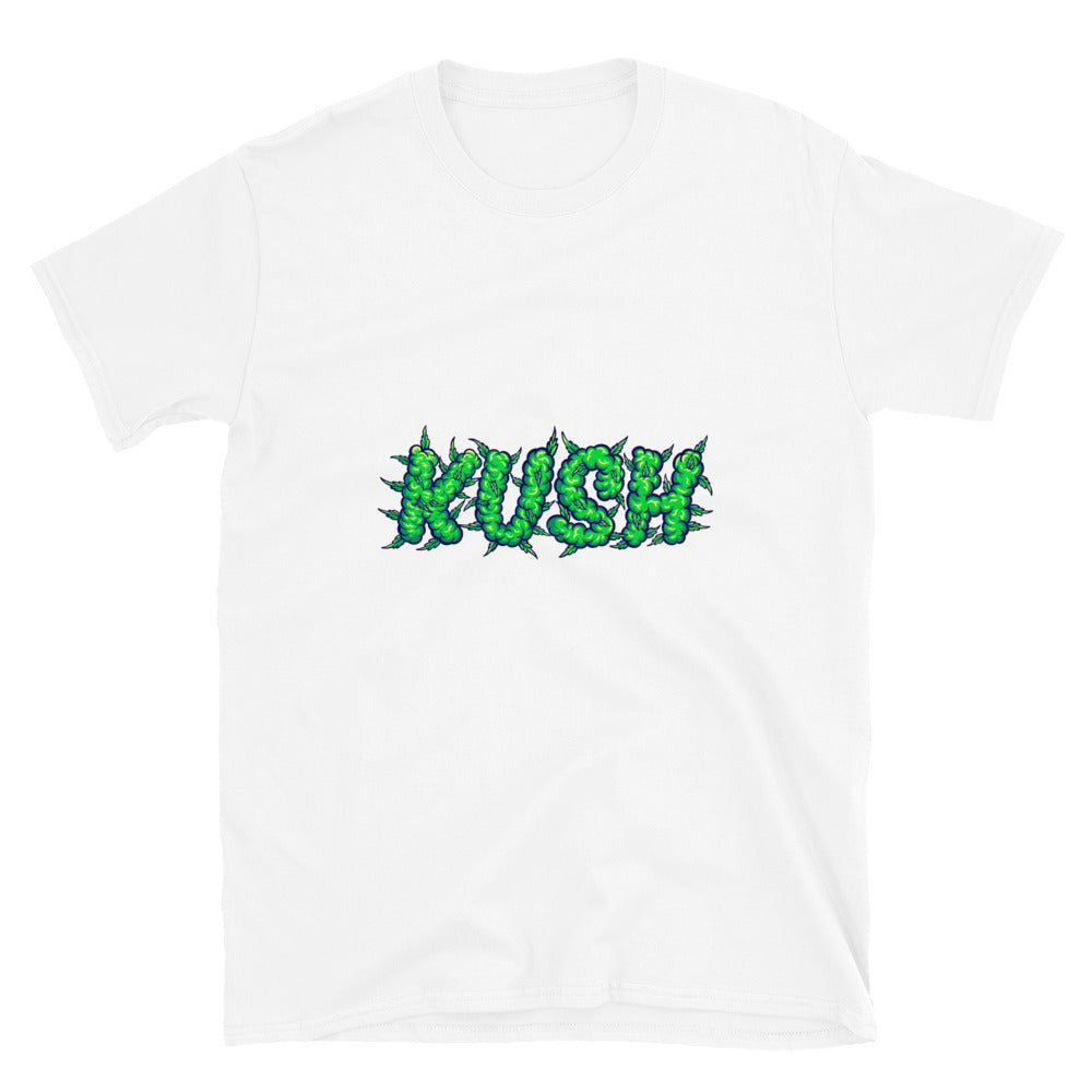 Wort-Schriftzug Kush Smoke Fit Unisex Softstyle T-Shirt