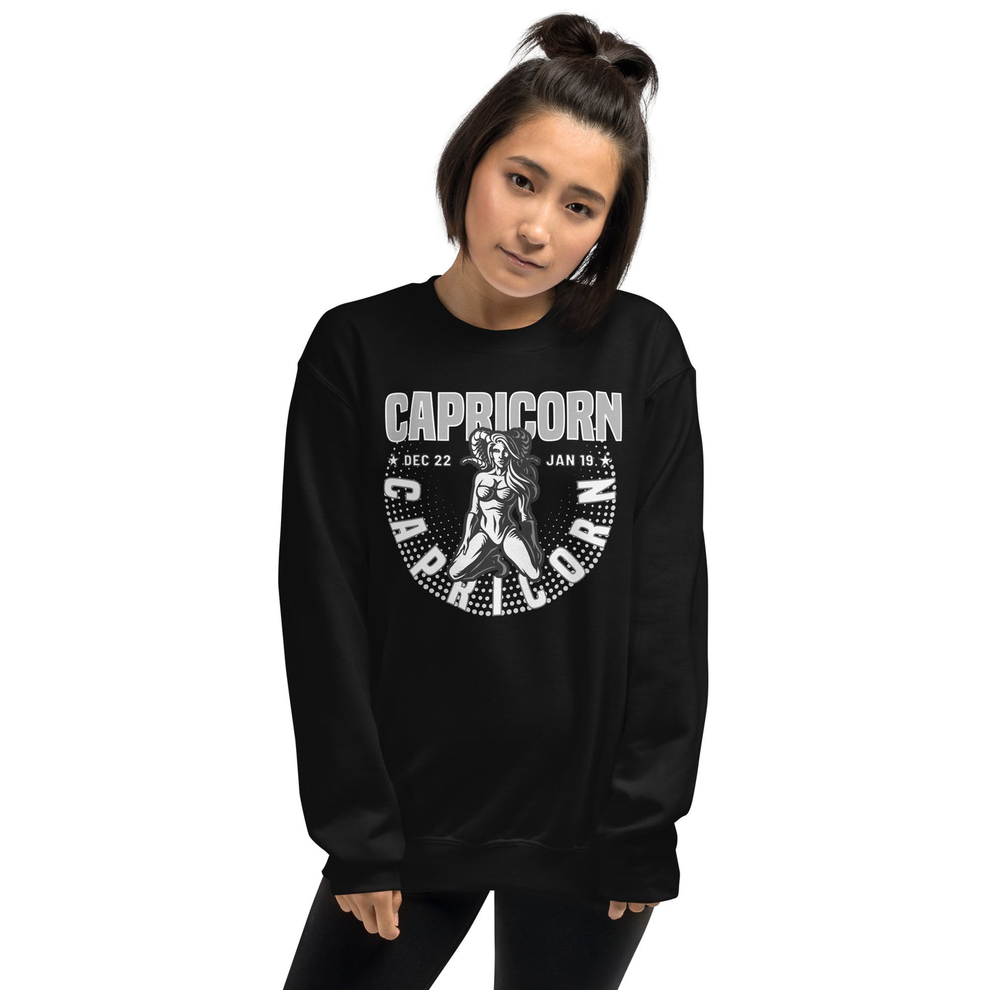 Sudadera unisex con signo del zodiaco Capricornio