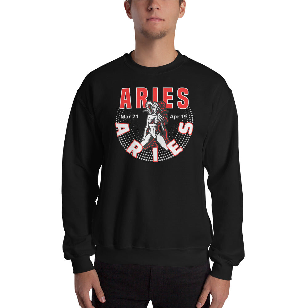 Sudadera unisex con signo del zodiaco Aries