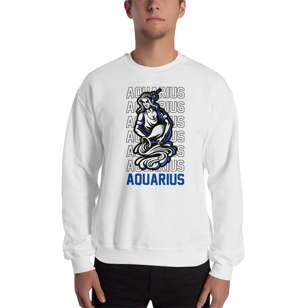 Sudadera unisex Acuario Zodiaco