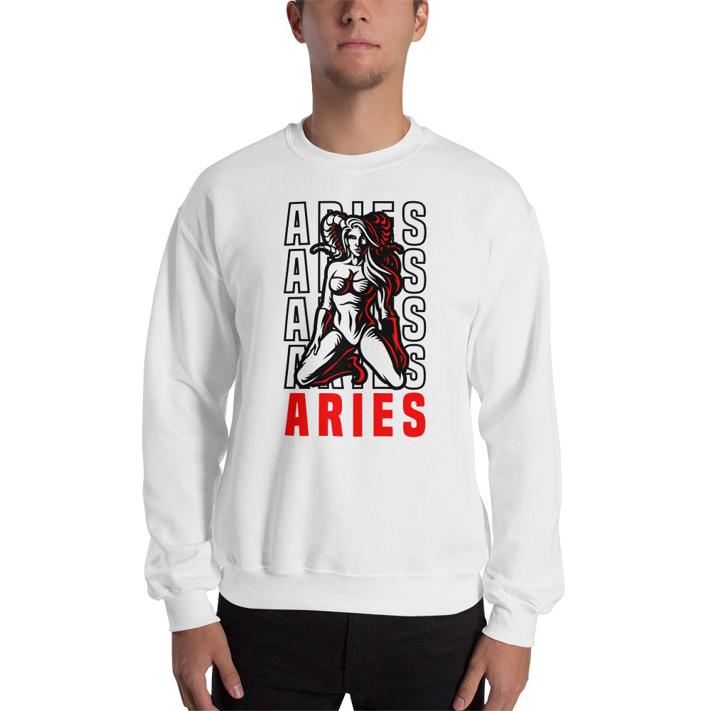 Sudadera unisex con signo del zodiaco Aries