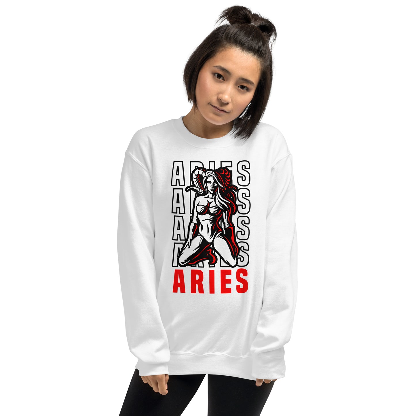 Sudadera unisex con signo del zodiaco Aries