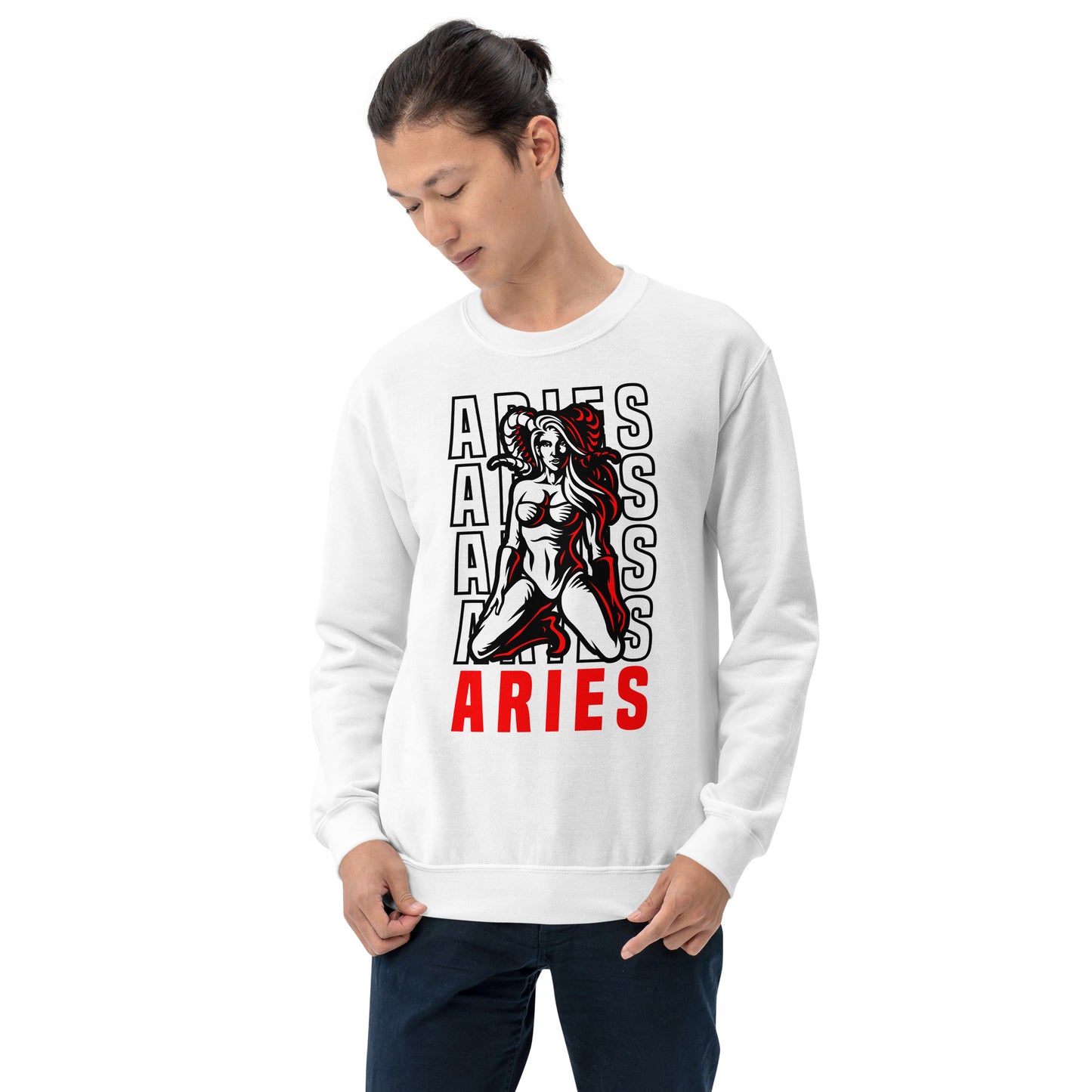 Sudadera unisex con signo del zodiaco Aries