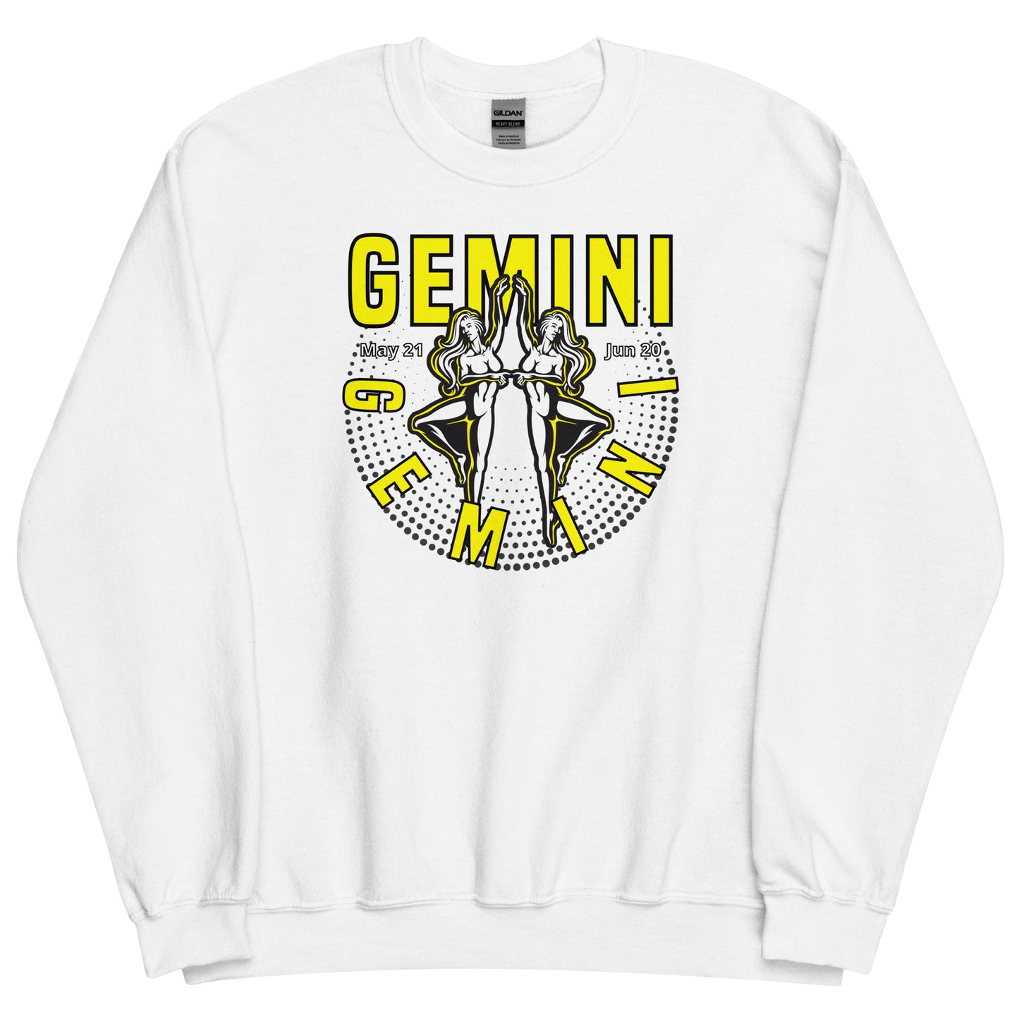 Sudadera unisex con signo del zodiaco Géminis