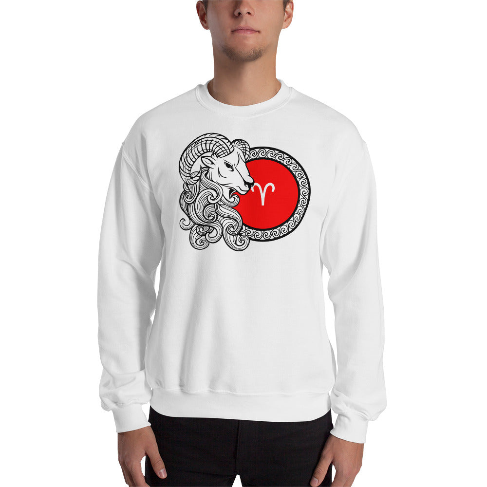 Sudadera unisex con signo del zodiaco Aries