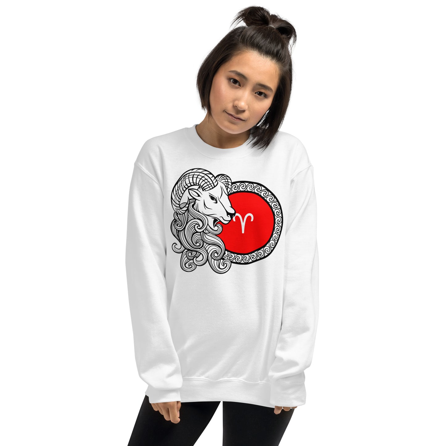 Sudadera unisex con signo del zodiaco Aries