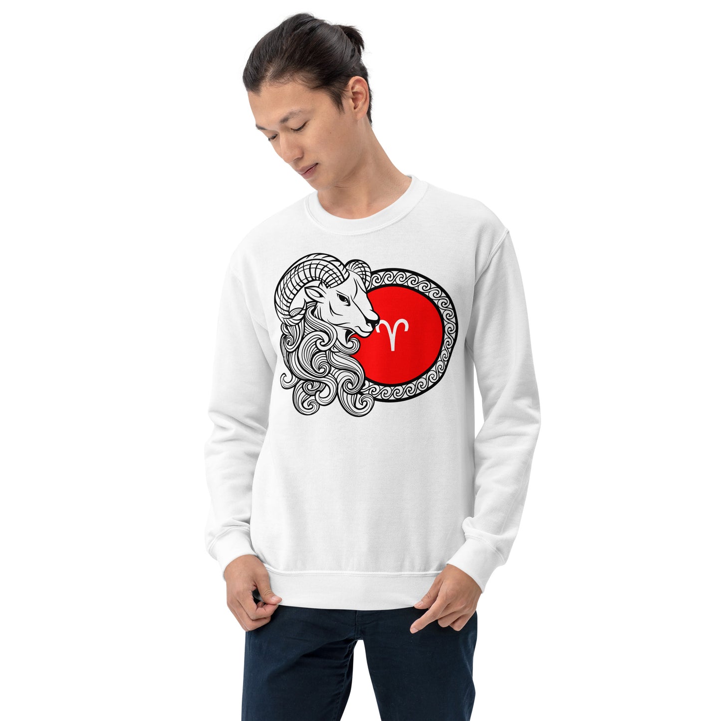 Sudadera unisex con signo del zodiaco Aries