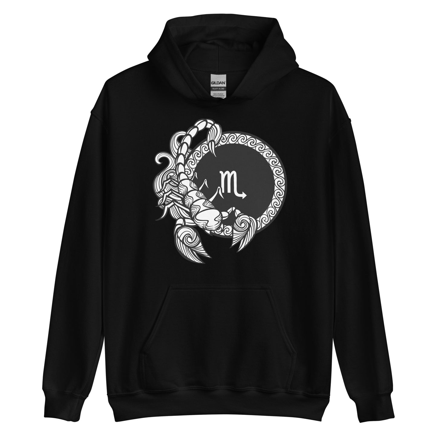 Sudadera con capucha unisex Signo del Zodíaco Escorpio