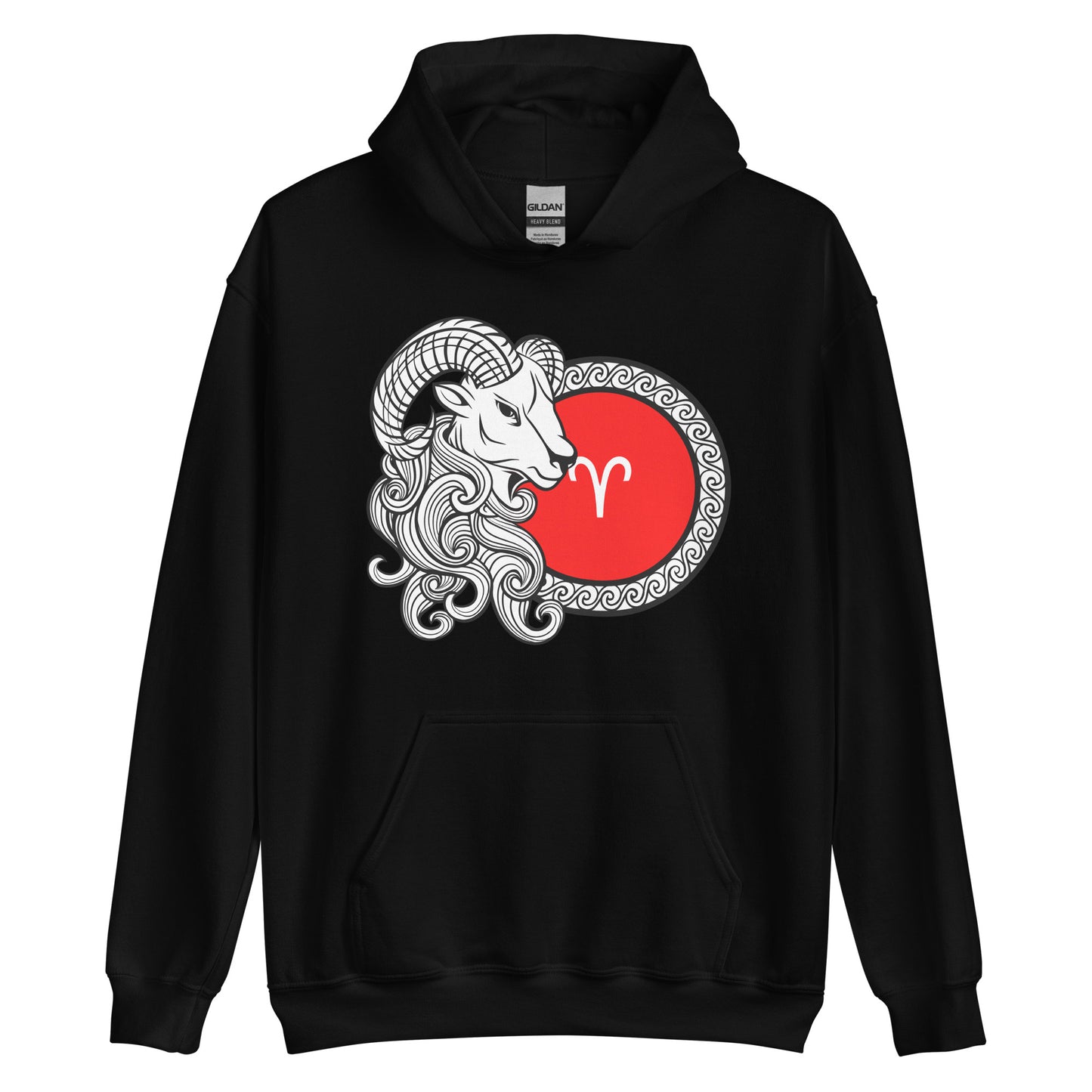 Sudadera con capucha unisex Signo del Zodíaco Aries