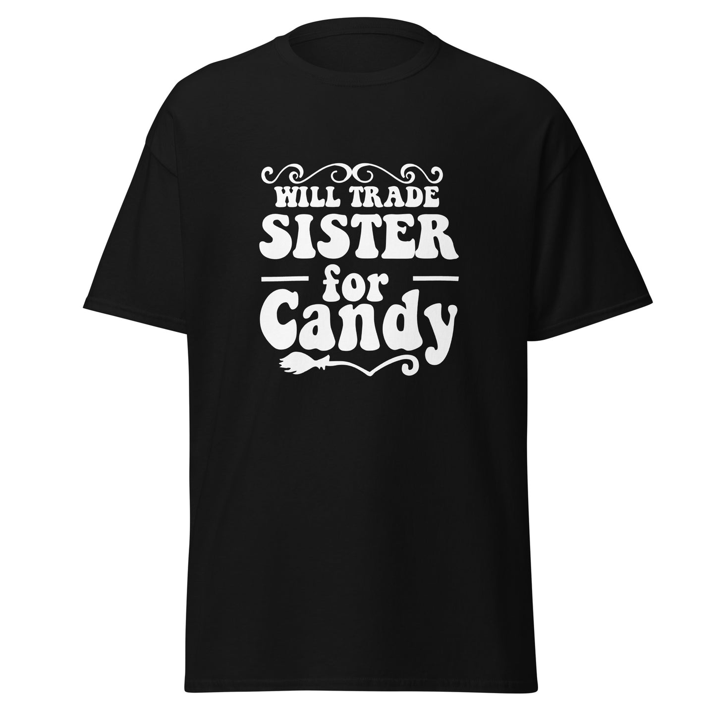 Will Trade Sister For Candy, camiseta de algodón pesado de estilo suave con diseño de Halloween
