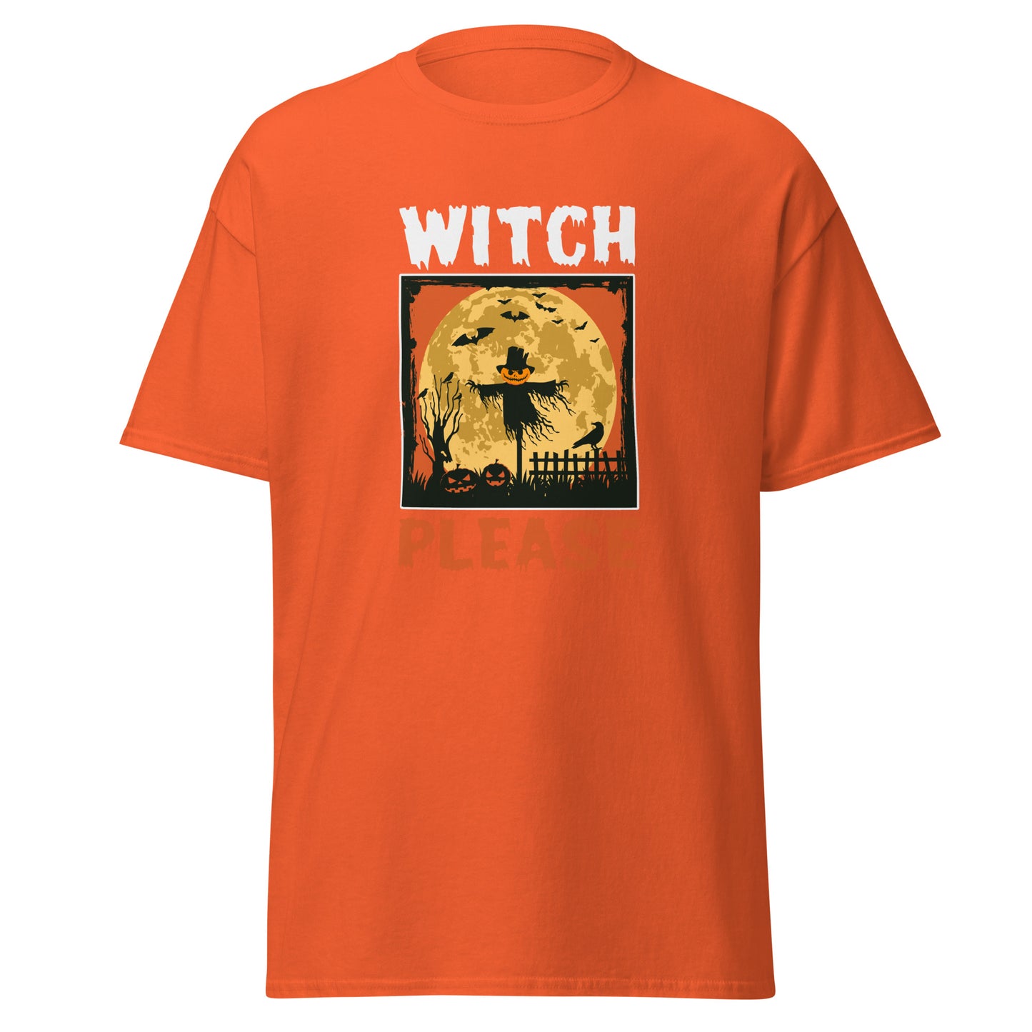 Witch Please, camiseta de algodón pesado de estilo suave con diseño de Halloween