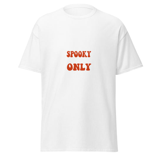 Spooky Vibes Only, camiseta de algodón pesado de estilo suave con diseño de Halloween