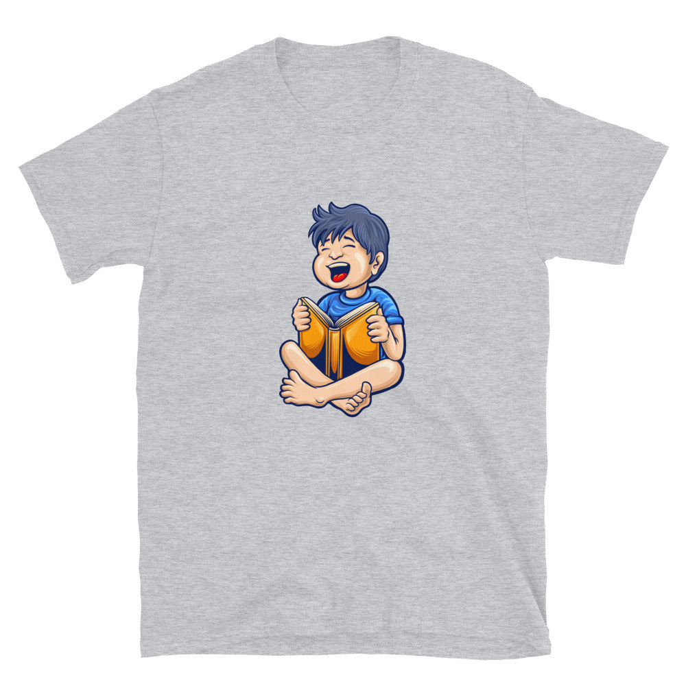 Día mundial del libro los niños sonríen Fit Camiseta unisex Softstyle