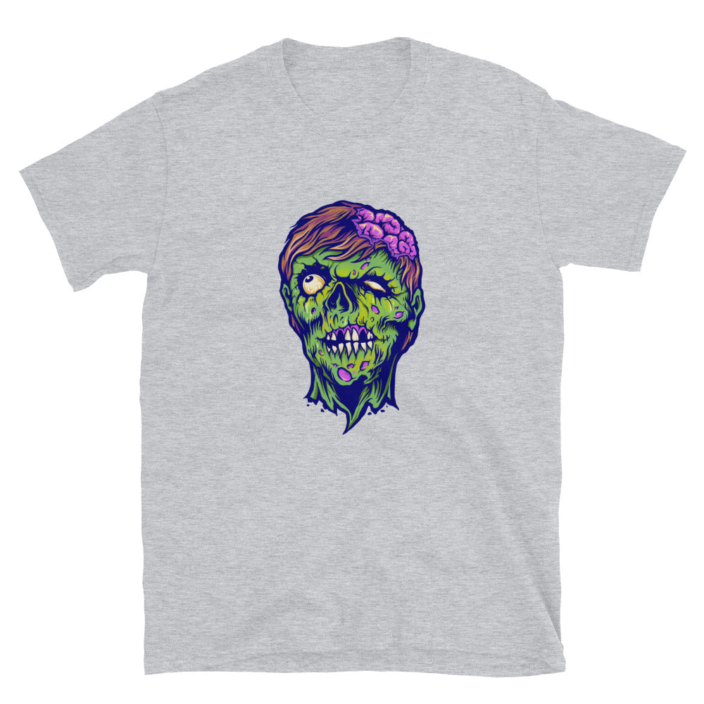 Vintage Zombie Horror Fit Unisex Softstyle camiseta