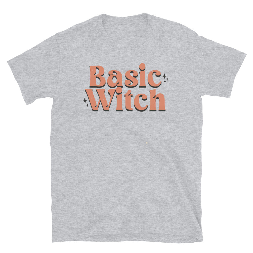 Bad Witch Vibes Retro Halloween Fit Unisex Soft style T-Shirt