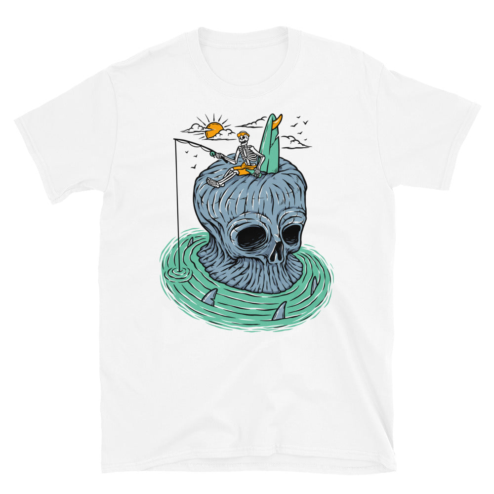 Fishing on Skull Island - Fit Unisex Softstyle T-Shirt