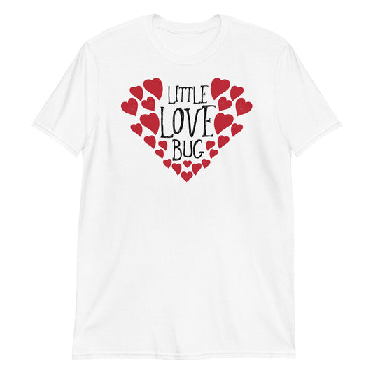 Little Love Bug, Valentine Fit Camiseta unisex de estilo suave