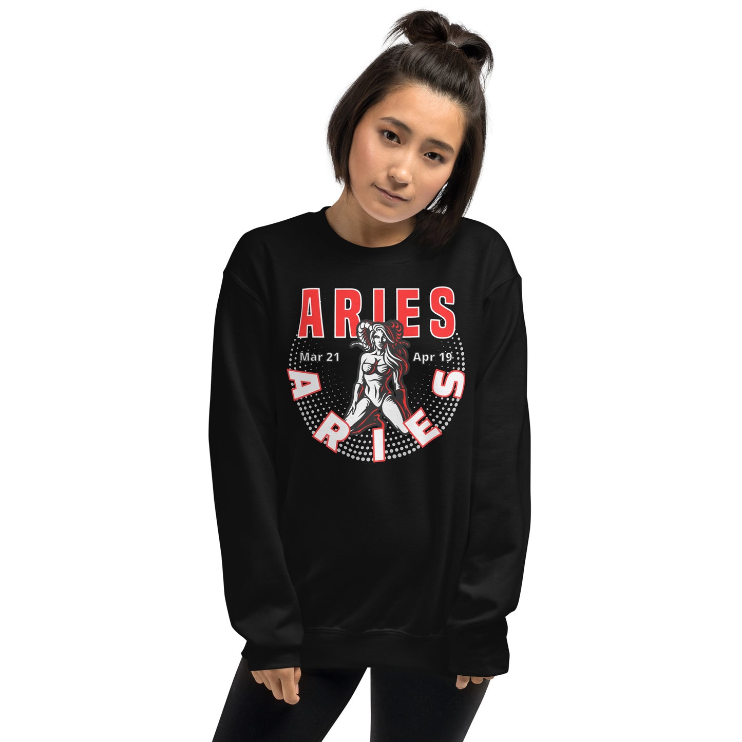 Sudadera unisex con signo del zodiaco Aries