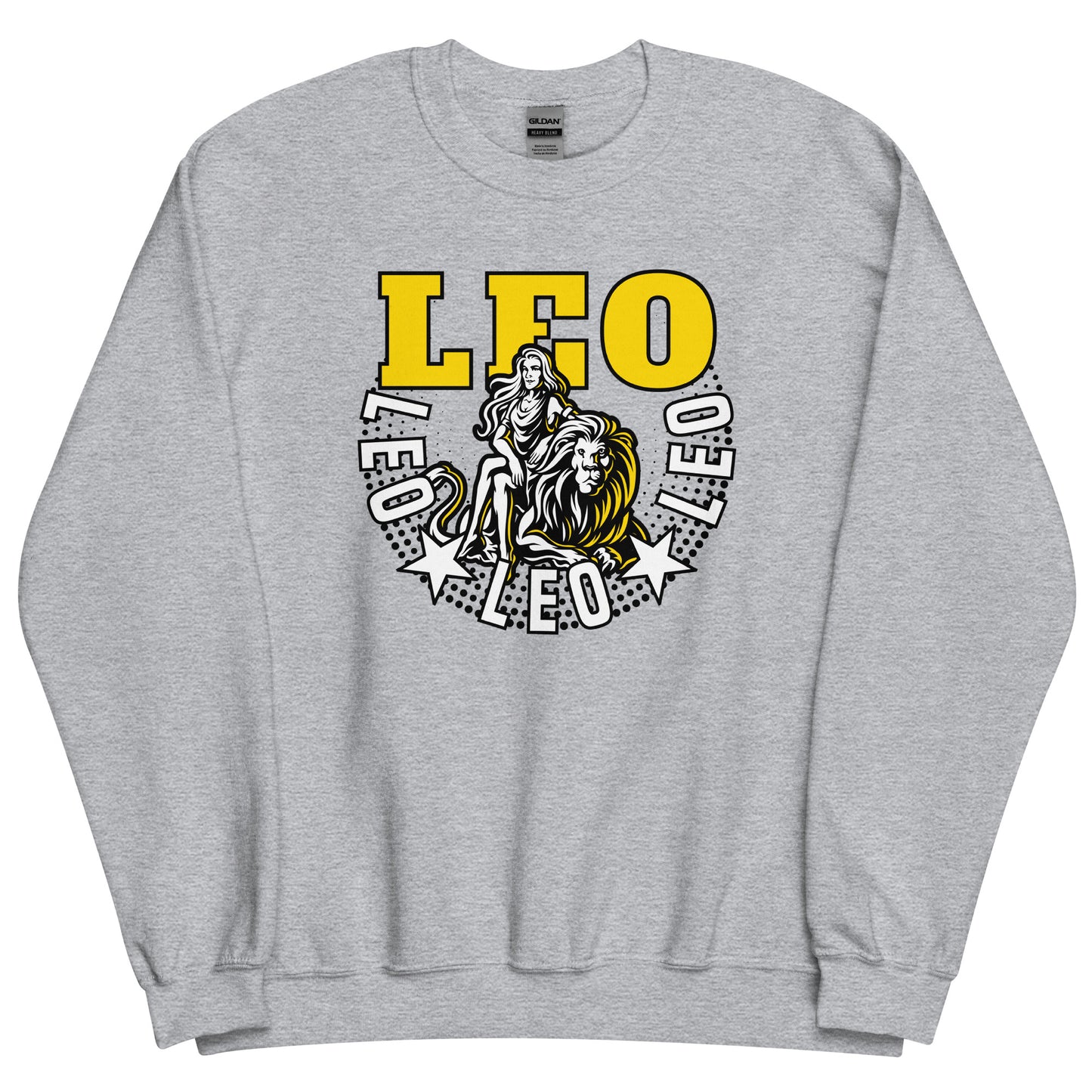 Sudadera unisex con signo del zodiaco Leo