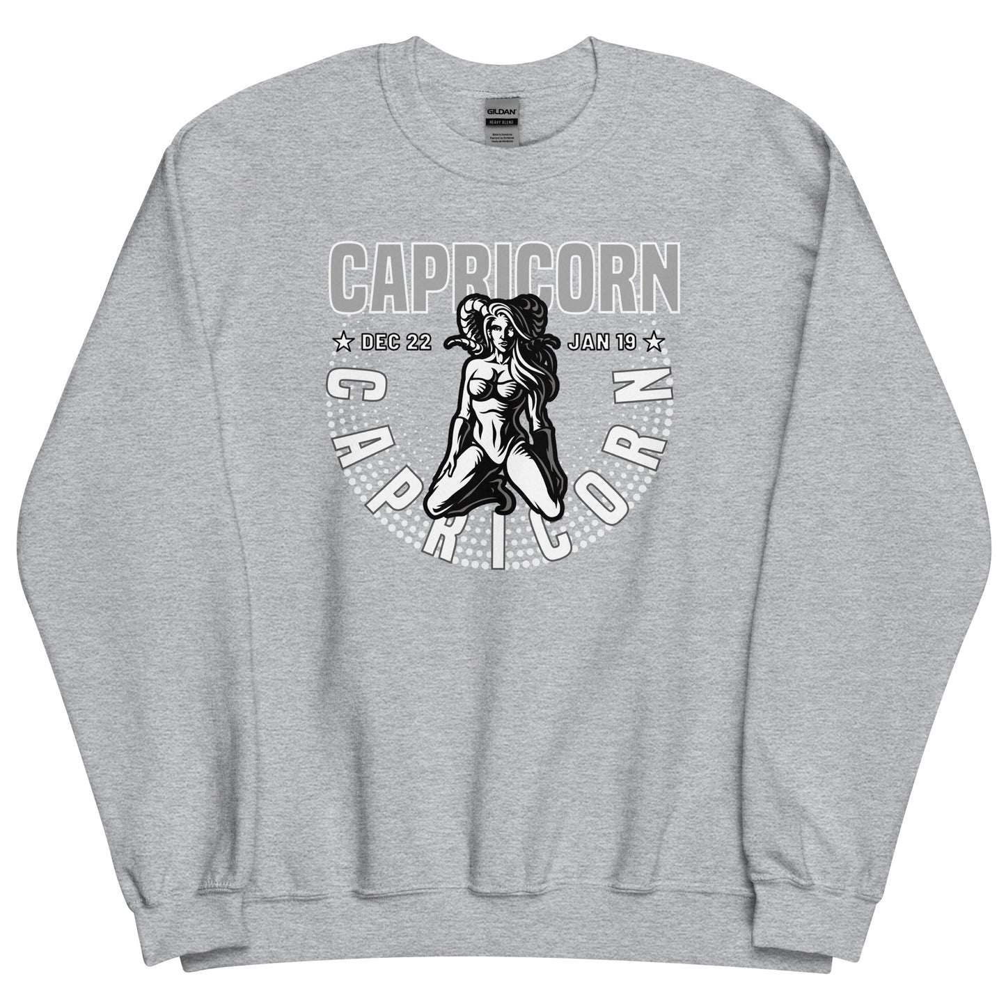 Sudadera unisex con signo del zodiaco Capricornio