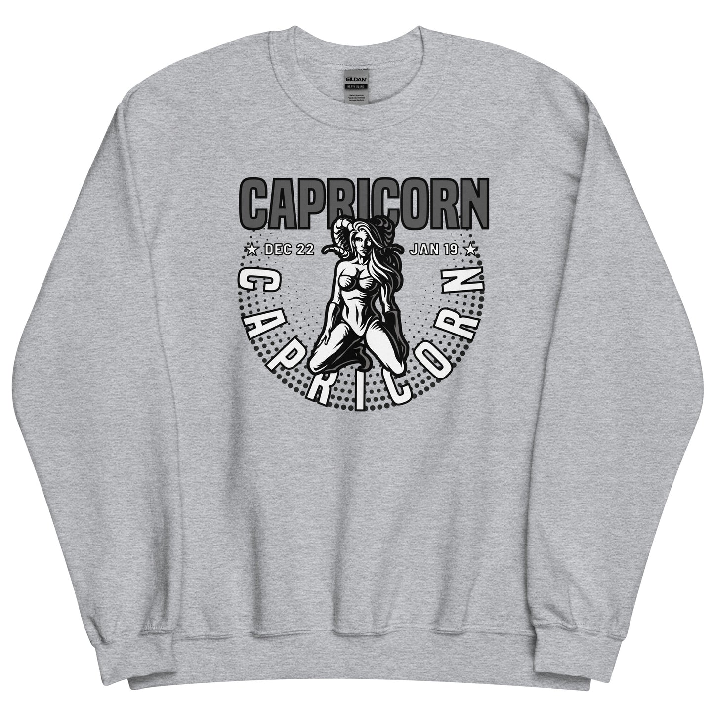 Sudadera unisex con signo del zodiaco Capricornio