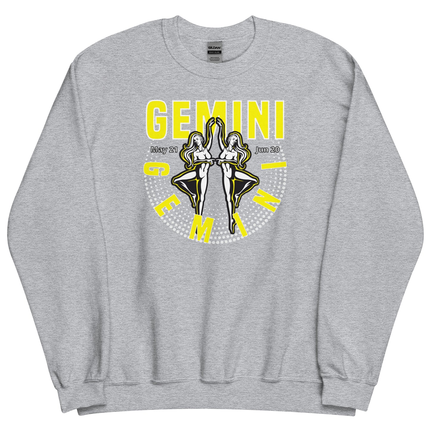 Sudadera unisex con signo del zodiaco Géminis