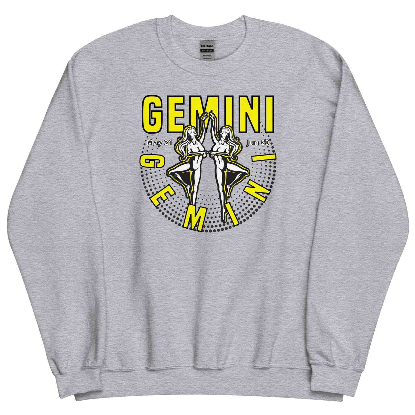 Sudadera unisex con signo del zodiaco Géminis