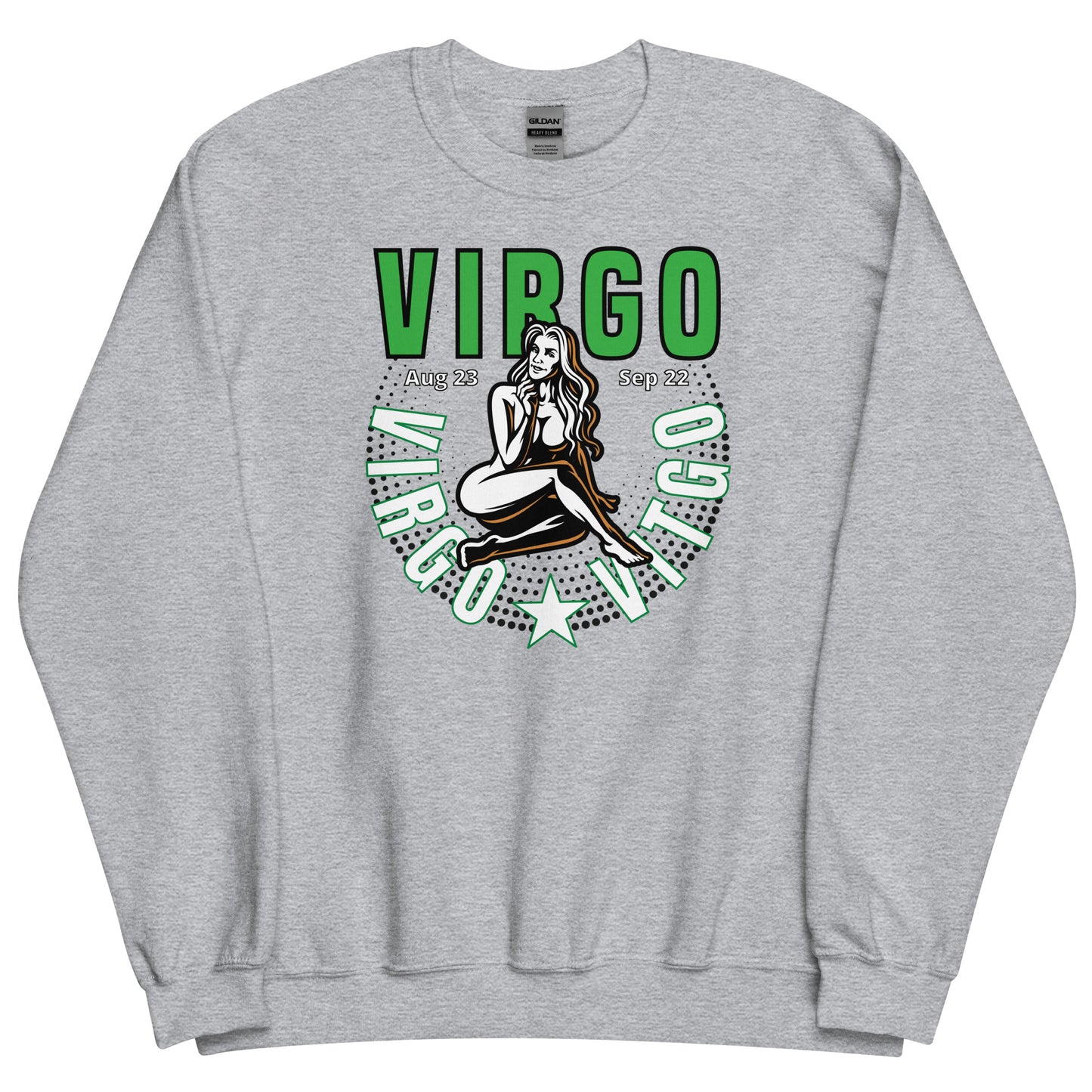 Sudadera unisex con signo del zodiaco Virgo
