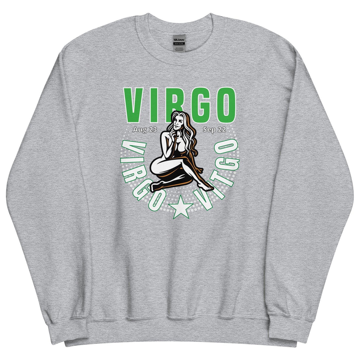Sudadera unisex con signo del zodiaco Virgo