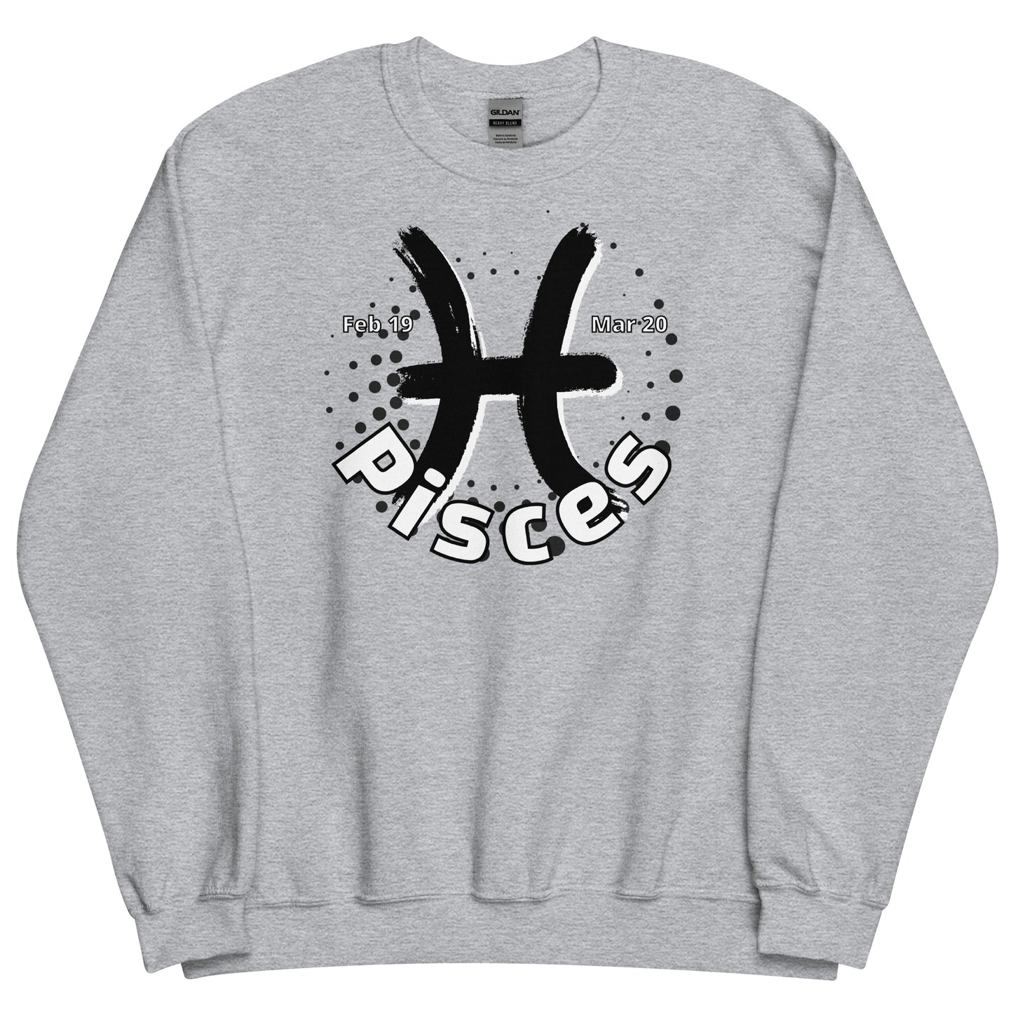 Sudadera unisex con signo del zodíaco de Piscis