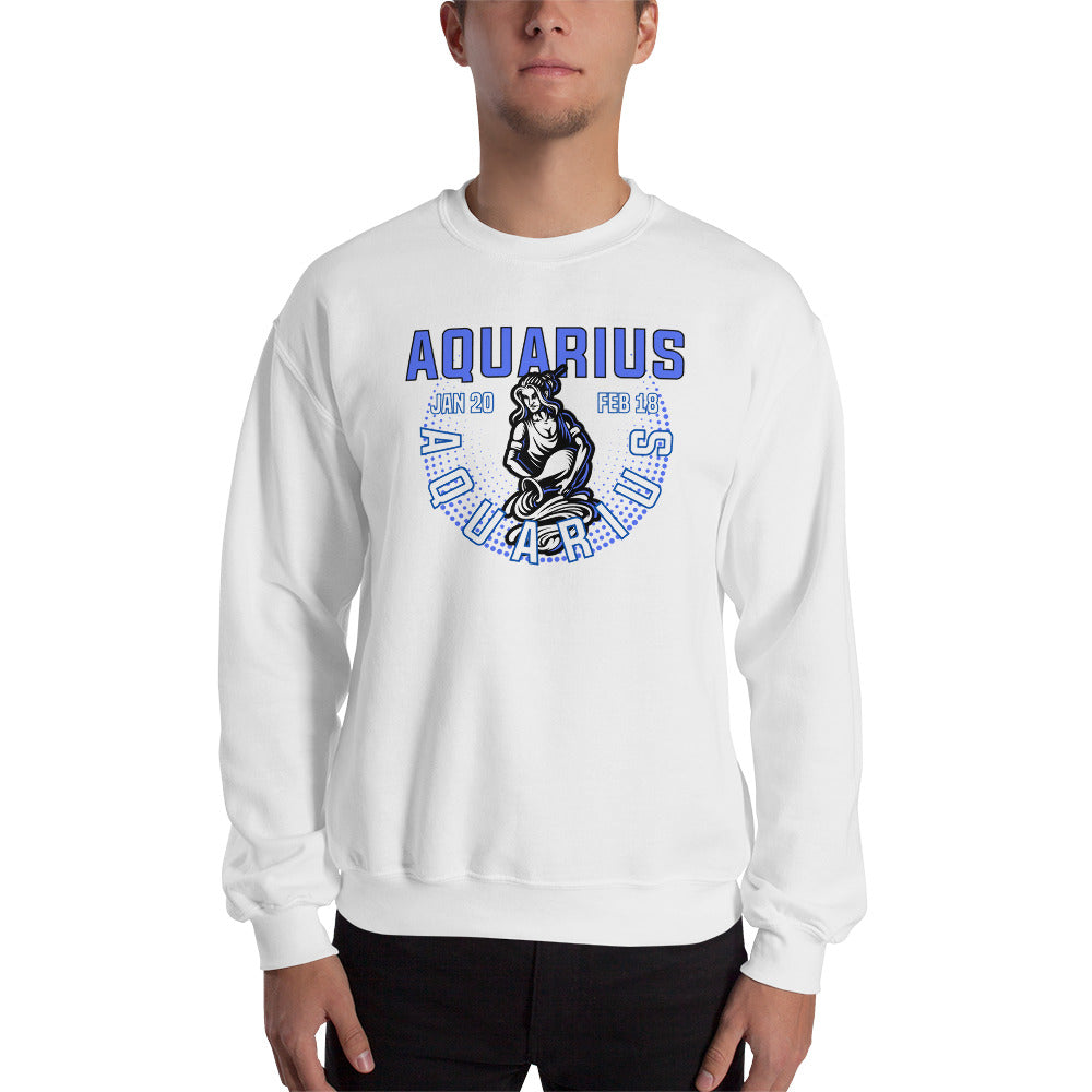 Sudadera unisex con signo del zodiaco Acuario