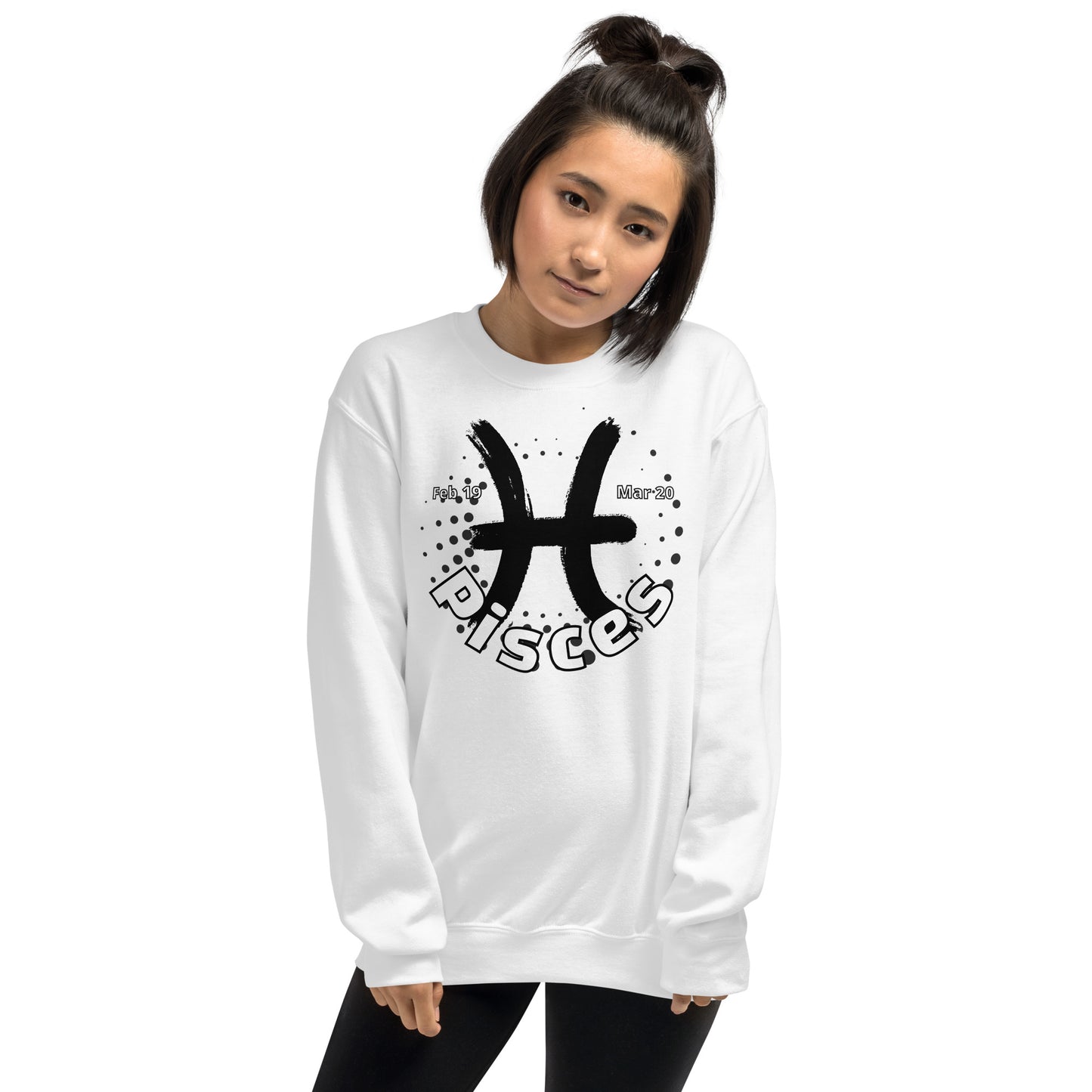 Sudadera unisex con signo del zodíaco de Piscis