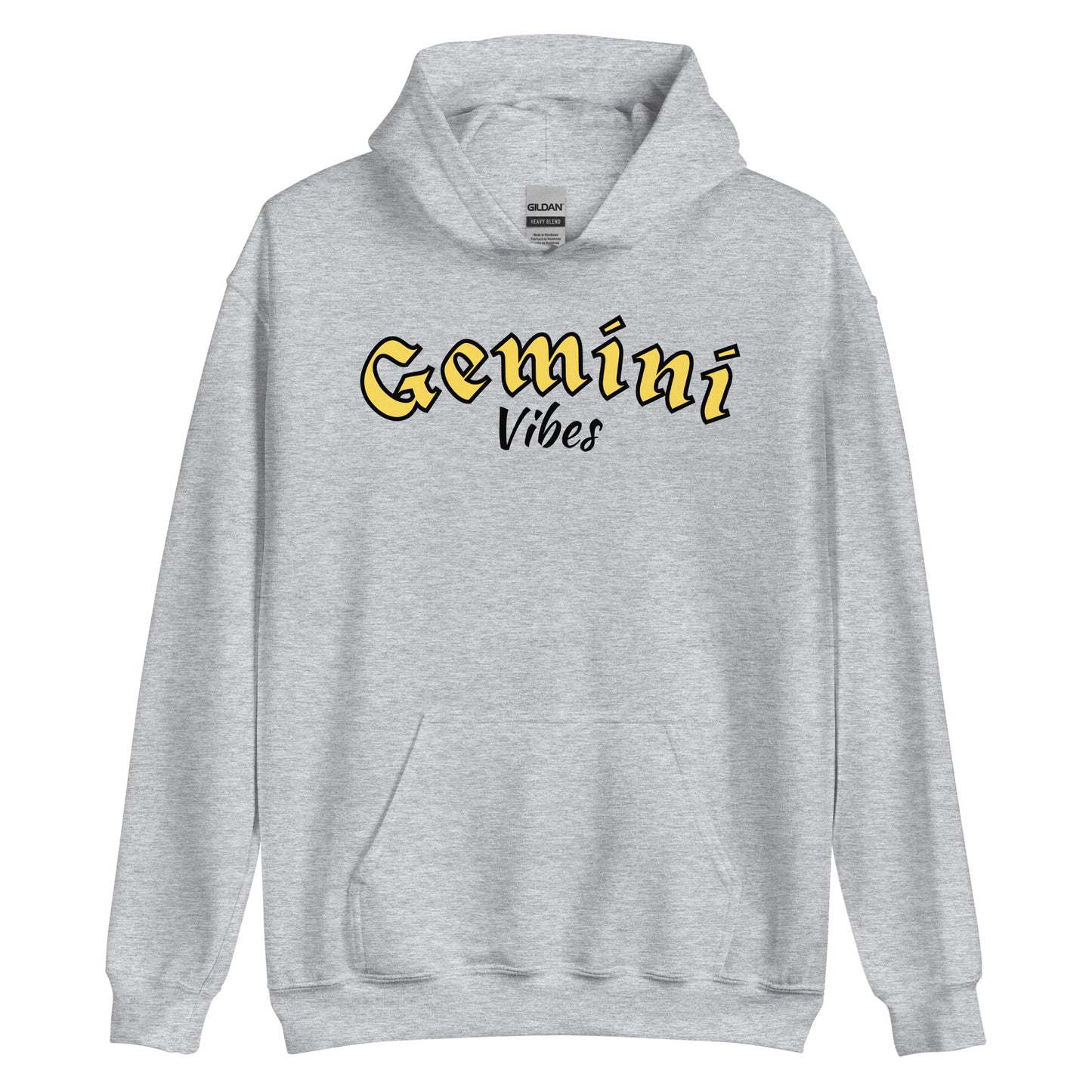 Sudadera con capucha unisex con signo del zodiaco Géminis